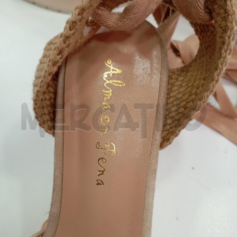 SCARPE D ALMA EN PENA ZEPPA LACCI LUNGHI  | Mercatino dell'Usato Roma viale tirreno 4