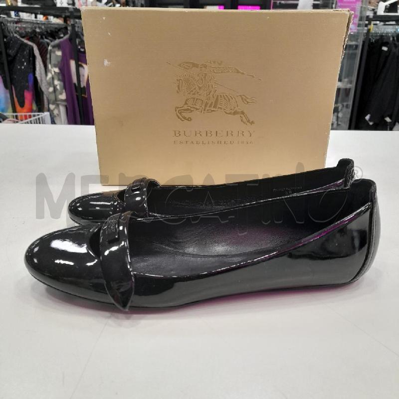 SCARPE D BURBERRY BALLERINA NE LUCIDA SCAT | Mercatino dell'Usato Roma viale tirreno 3