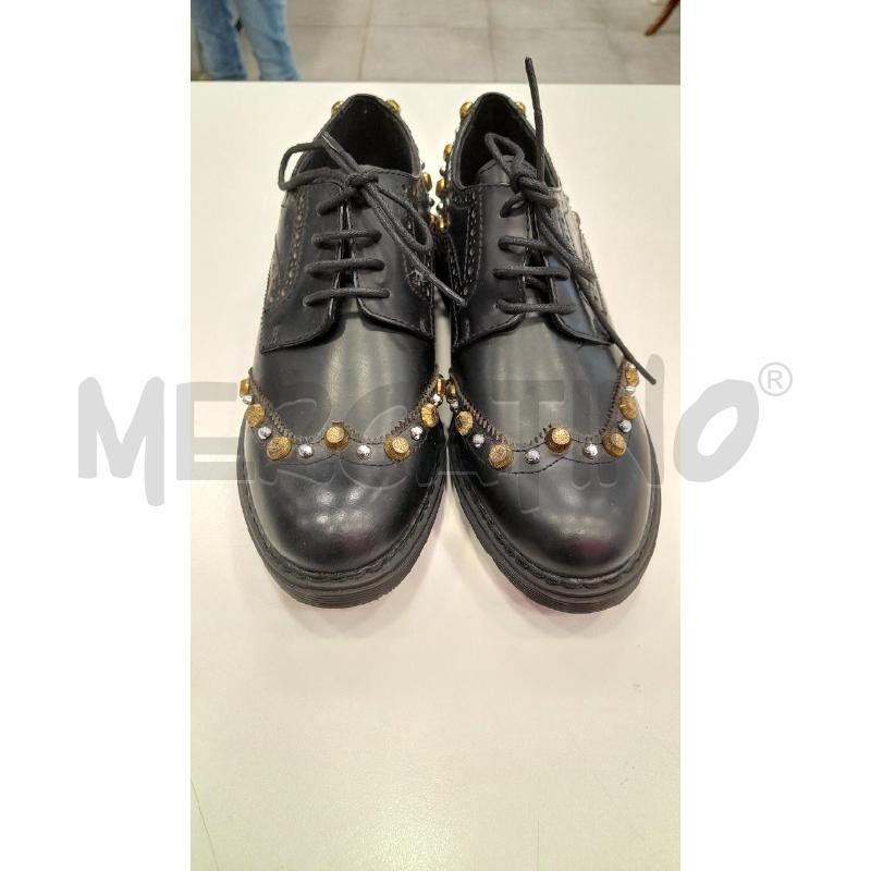 SCARPE D CULT STRINGATE NE BORCHIETTE GR DOR  | Mercatino dell'Usato Roma viale tirreno 1