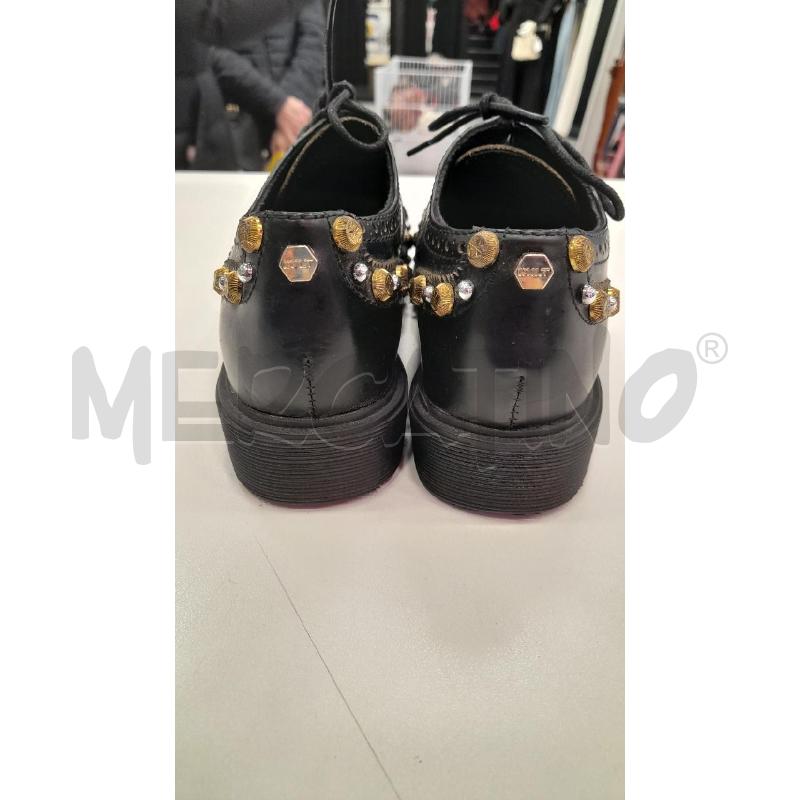 SCARPE D CULT STRINGATE NE BORCHIETTE GR DOR  | Mercatino dell'Usato Roma viale tirreno 2
