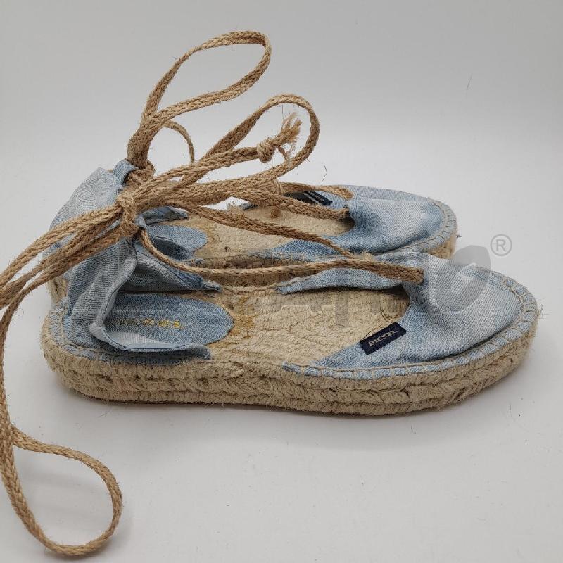 SCARPE D DIESEL DENIM CHIARO LACCI  | Mercatino dell'Usato Roma viale tirreno 4