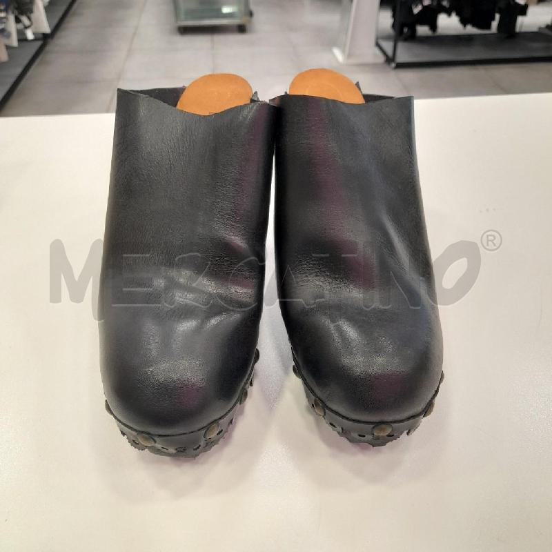 SCARPE D FLORIDETTI SABOT LEGNO CUOIO SCAT | Mercatino dell'Usato Roma viale tirreno 1