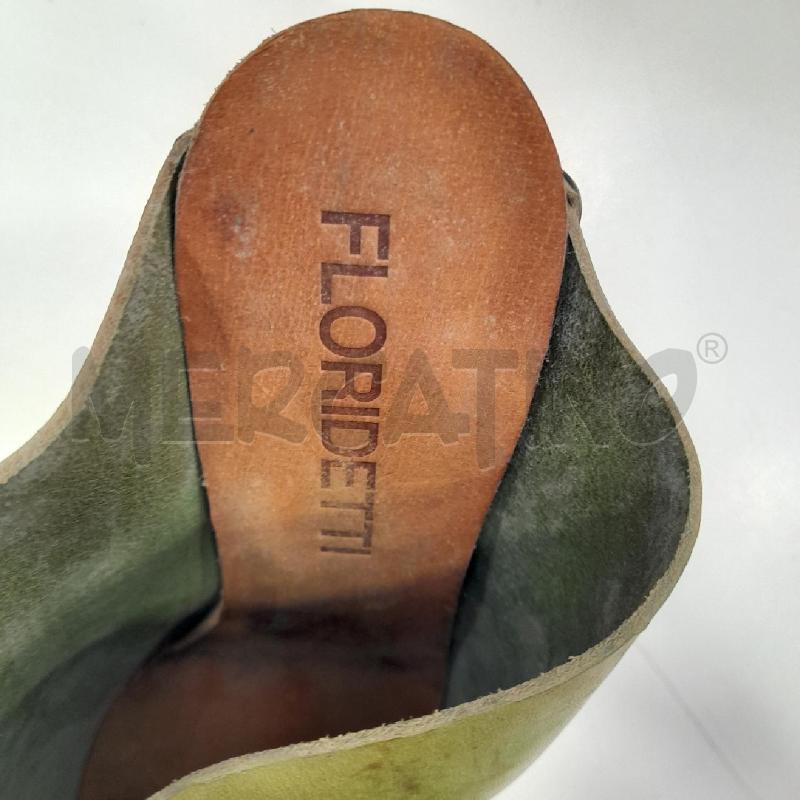 SCARPE D FLORIDETTI VE SABOT CUOIO LEGNO SCAT | Mercatino dell'Usato Roma viale tirreno 4