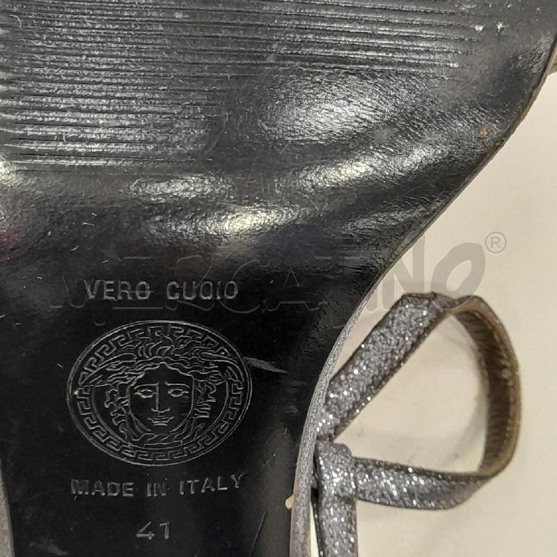 SCARPE D GIANNI VERSACE GLITTER BLU VTG | Mercatino dell'Usato Roma viale tirreno 4