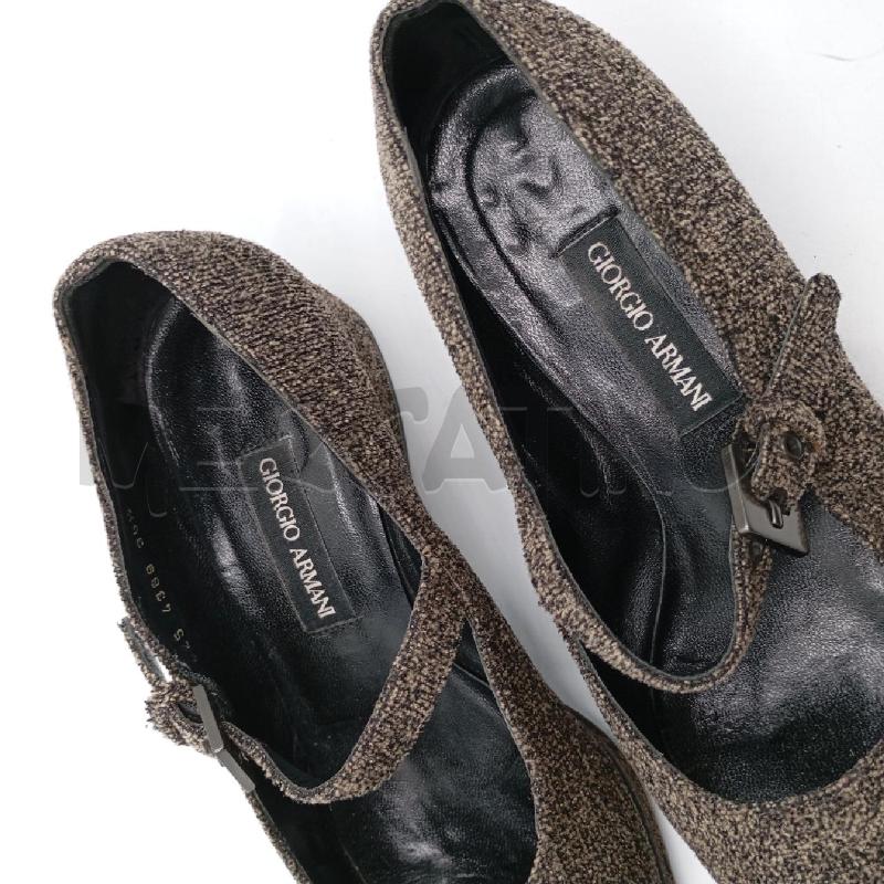 SCARPE D GIORGIO ARMANI GR NE PUNTINATE FIBBIA LATYERALE  | Mercatino dell'Usato Roma viale tirreno 3
