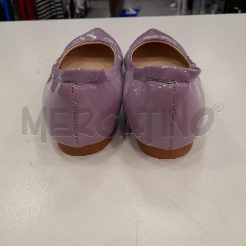 SCARPE D GIULIA NERI BALLERINA LILLA LUCIDA  | Mercatino dell'Usato Roma viale tirreno 2