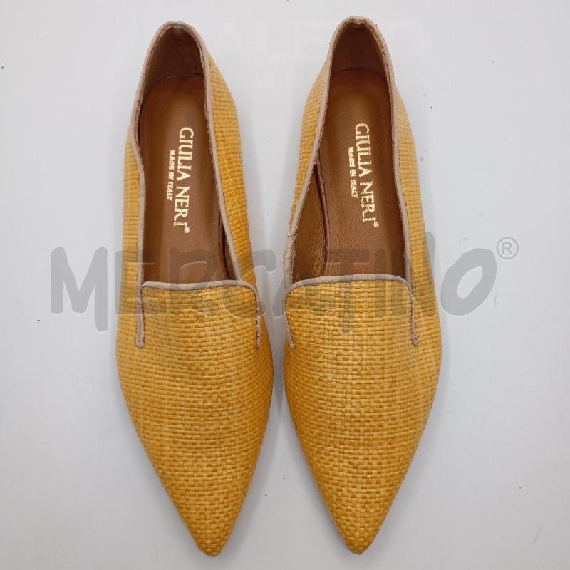 SCARPE D GIULIA NERI PUNTA PAGLIA INTRECCI | Mercatino dell'Usato Roma viale tirreno 1