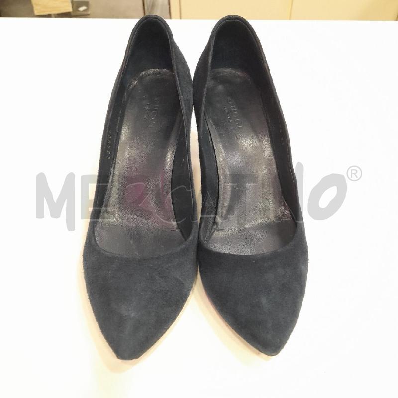 SCARPE D GUCCI BL SCAM TACCO BASSO | Mercatino dell'Usato Roma viale tirreno 1