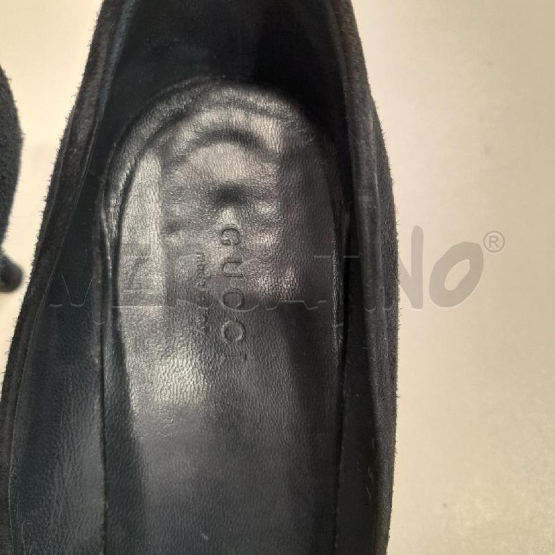 SCARPE D GUCCI BL SCAM TACCO BASSO | Mercatino dell'Usato Roma viale tirreno 4