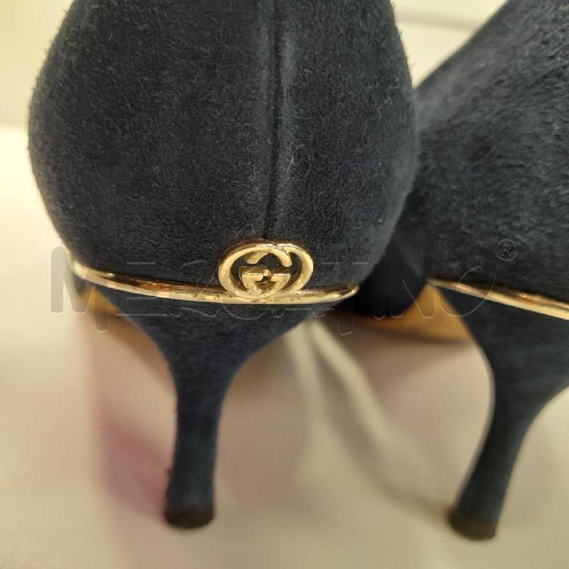 SCARPE D GUCCI BL SCAM TACCO BASSO | Mercatino dell'Usato Roma viale tirreno 5