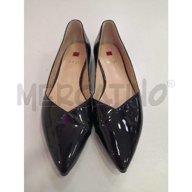SCARPE D HOGL NE LUCIDE PUNTA  | Mercatino dell'Usato Roma viale tirreno 1