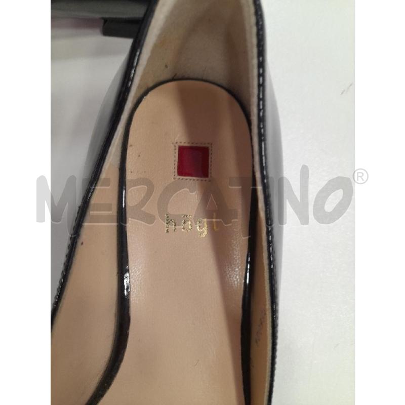 SCARPE D HOGL NE LUCIDE PUNTA  | Mercatino dell'Usato Roma viale tirreno 4