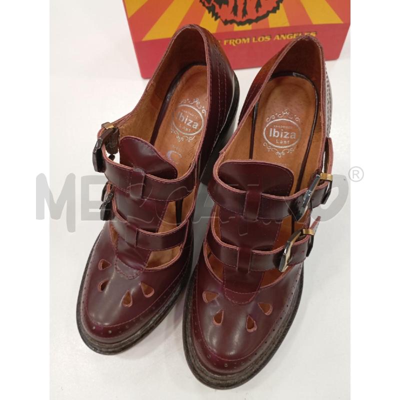 SCARPE D JEFFERY CAMPBELL BORDEAUX SCATOLA  | Mercatino dell'Usato Roma viale tirreno 2