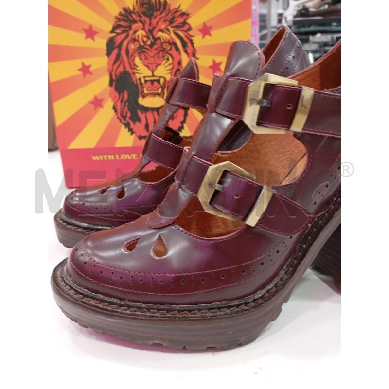 SCARPE D JEFFERY CAMPBELL BORDEAUX SCATOLA  | Mercatino dell'Usato Roma viale tirreno 3
