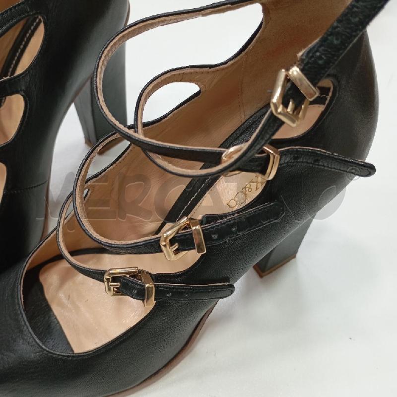 SCARPE D MAX & CO NE PUNTATE FIBBIE FRONT  | Mercatino dell'Usato Roma viale tirreno 2
