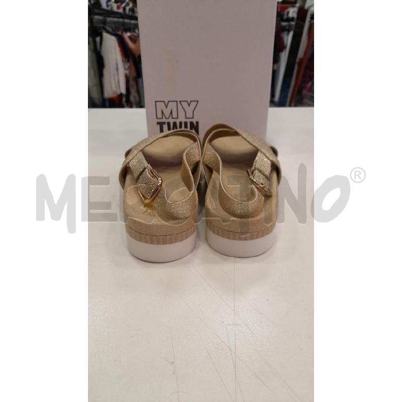 SCARPE D MY TWIN TWINSET INCROCIO DOR METAL SCAT  | Mercatino dell'Usato Roma viale tirreno 1