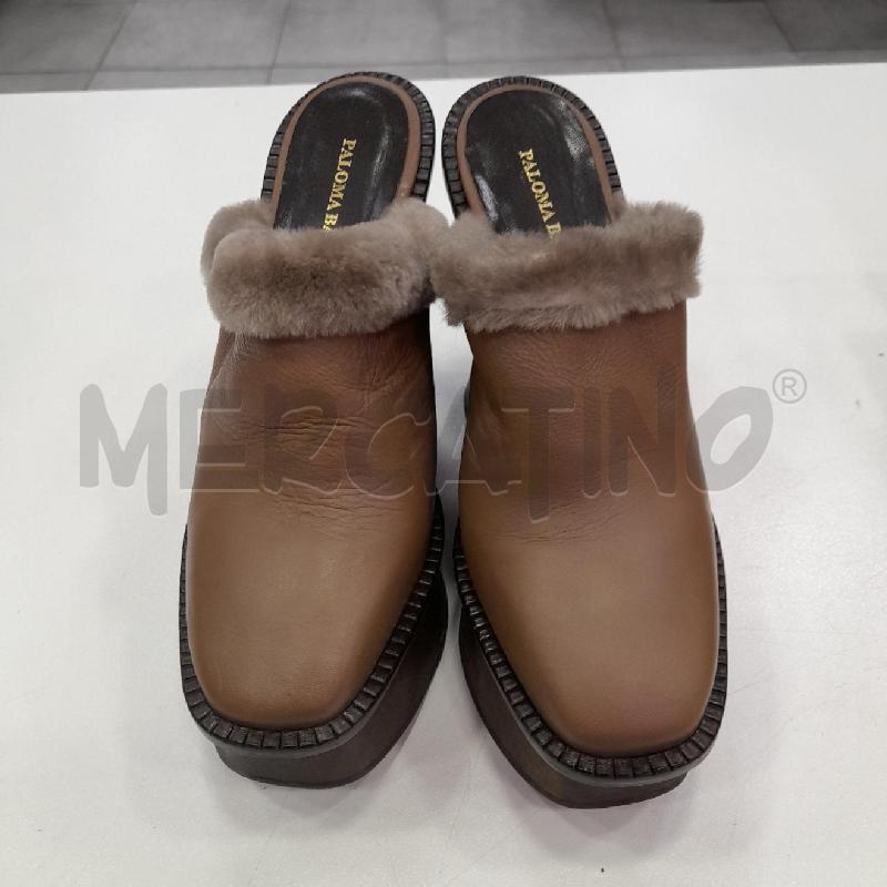 SCARPE D PALOMA BARCELO MA SABOT TACCO PLATFOARM ECOPELL/C | Mercatino dell'Usato Roma viale tirreno 1