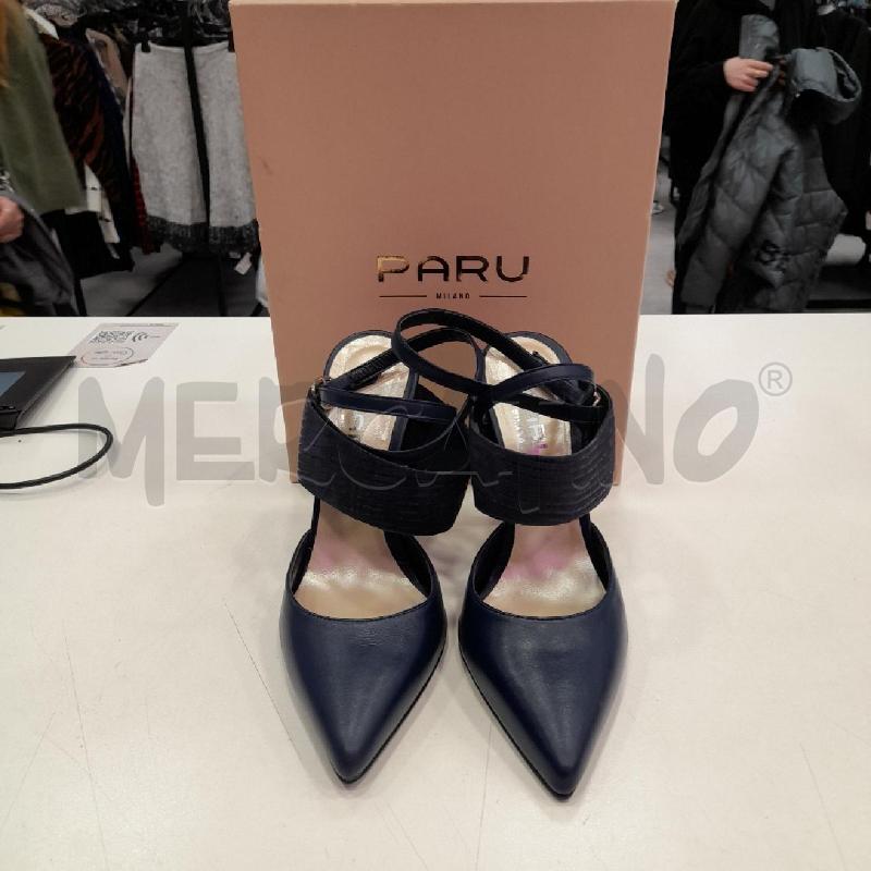 SCARPE D PARU BL PUNTA FASCIA COLLO SCATOLA | Mercatino dell'Usato Roma viale tirreno 1