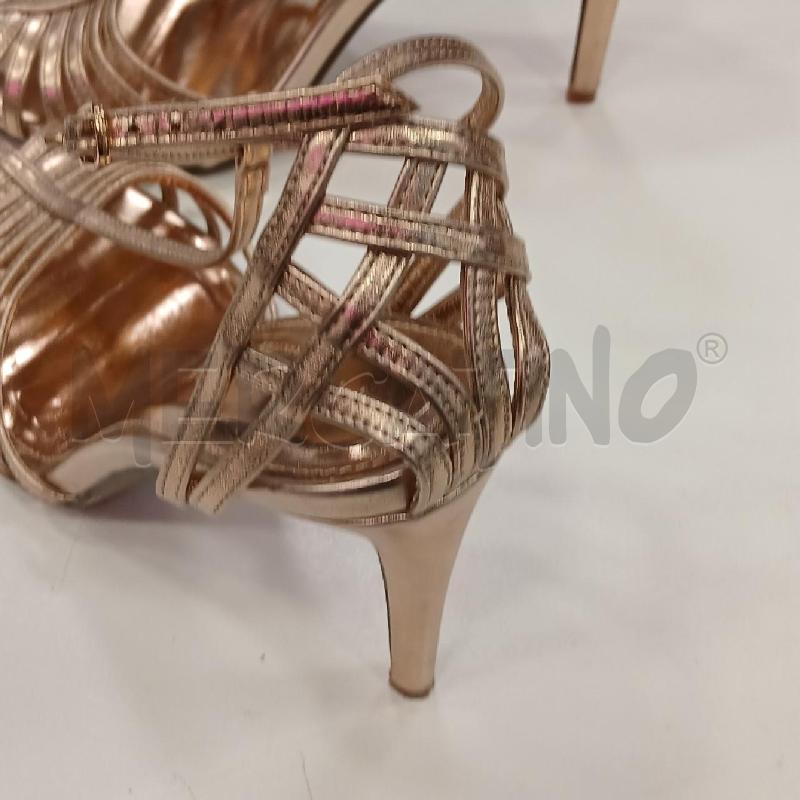 SCARPE D PRIMADONNA RS METALLIZATE FASCE  | Mercatino dell'Usato Roma viale tirreno 3