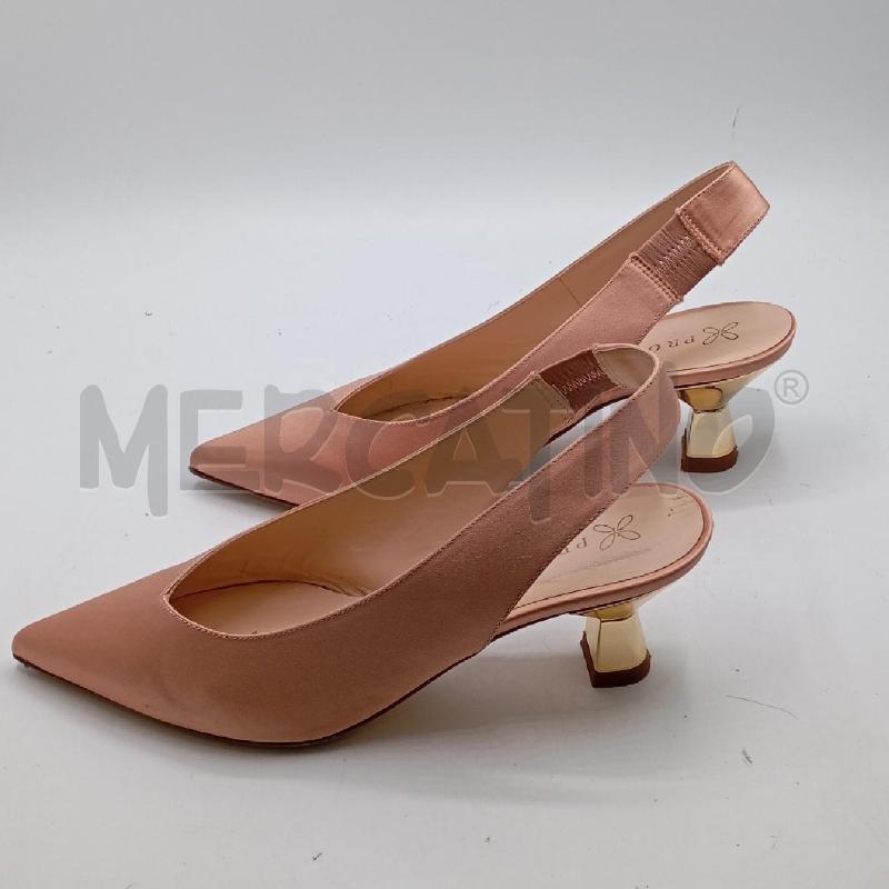 SCARPE D PROSPERINE SATIN RS CHAMPAGNE SCAT | Mercatino dell'Usato Roma viale tirreno 2