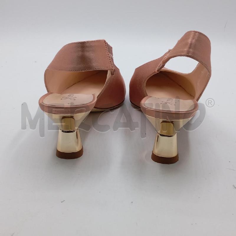 SCARPE D PROSPERINE SATIN RS CHAMPAGNE SCAT | Mercatino dell'Usato Roma viale tirreno 3