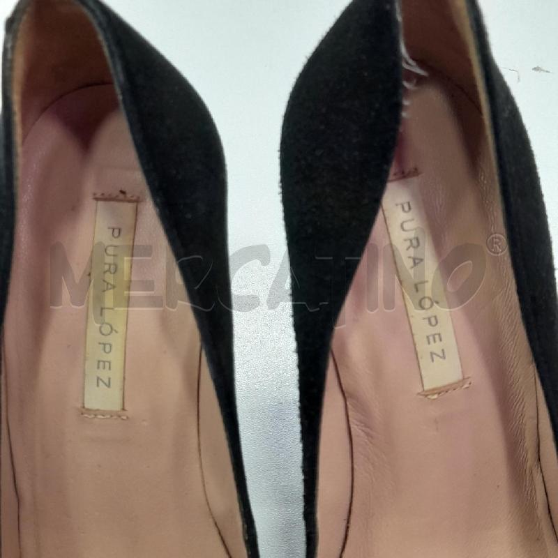 SCARPE D PURA LOPEZ NE SCAM FIOCCO PUNTA  | Mercatino dell'Usato Roma viale tirreno 3