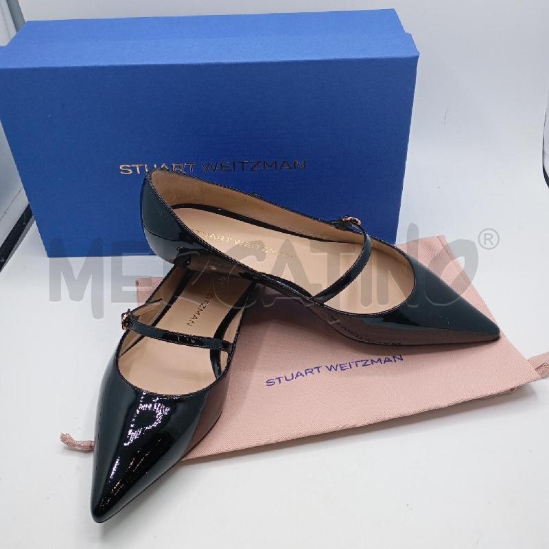 SCARPE D STUART WEIZMAN NE LUCIDE PUNTA SCAT | Mercatino dell'Usato Roma viale tirreno 1