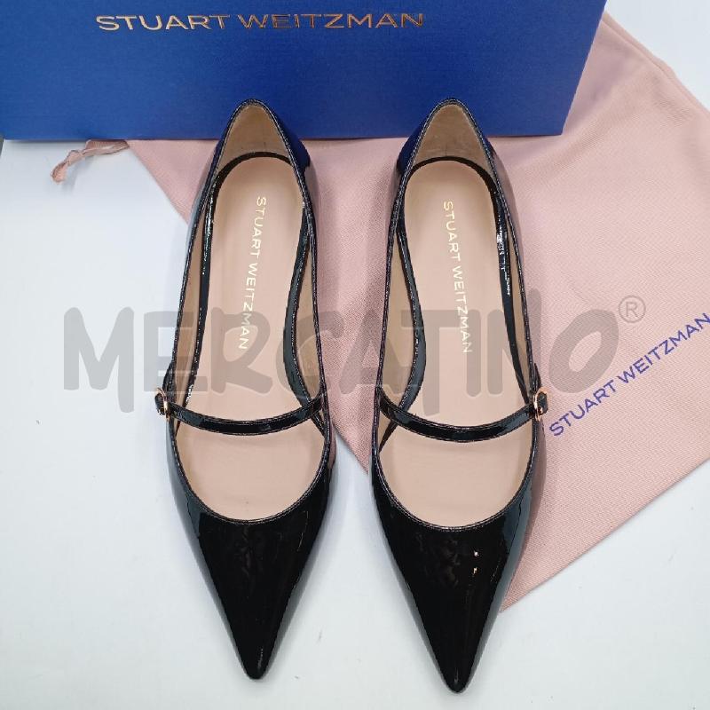 SCARPE D STUART WEIZMAN NE LUCIDE PUNTA SCAT | Mercatino dell'Usato Roma viale tirreno 2