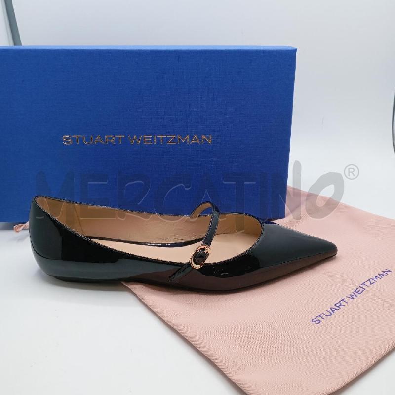 SCARPE D STUART WEIZMAN NE LUCIDE PUNTA SCAT | Mercatino dell'Usato Roma viale tirreno 4