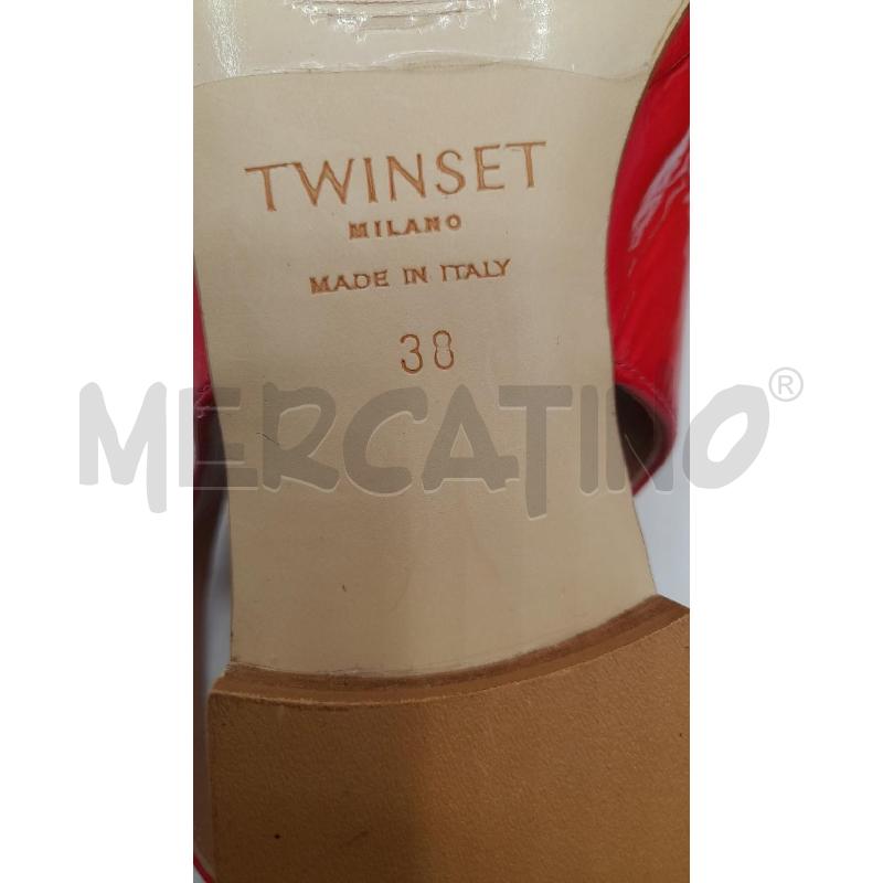 SCARPE D TWINSET FUCSIA FIOCCO LUCIDE SCAT | Mercatino dell'Usato Roma viale tirreno 4