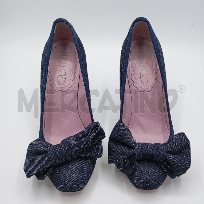 SCARPE D VALENTINO BL JEANSATE | Mercatino dell'Usato Roma viale tirreno 2