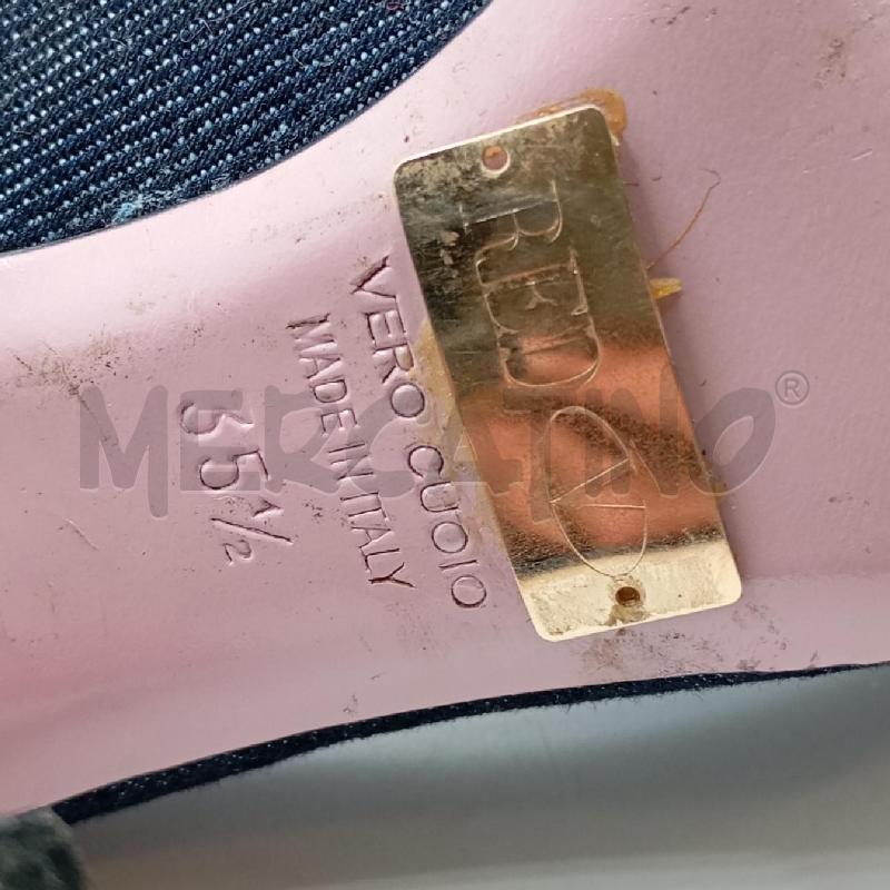 SCARPE D VALENTINO BL JEANSATE | Mercatino dell'Usato Roma viale tirreno 5