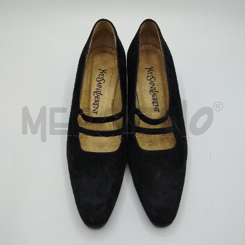 SCARPE D YSL NE SCAM DUE FASCE SOTTILI | Mercatino dell'Usato Roma viale tirreno 1