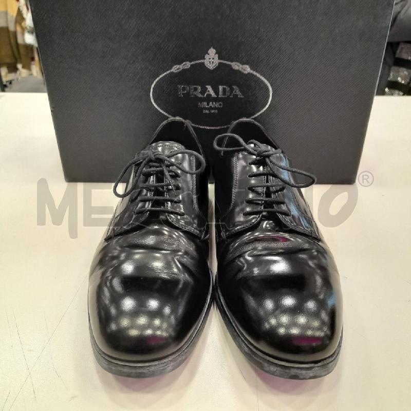 SCARPE PRADA STRINGATE NE SCAT  | Mercatino dell'Usato Roma viale tirreno 1