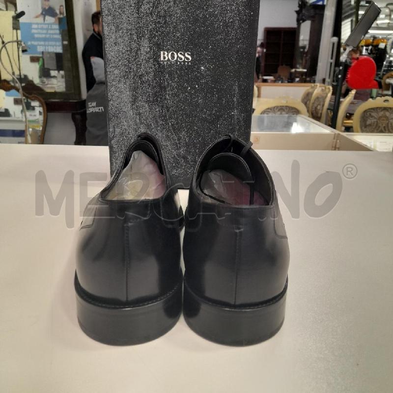 SCARPE U HUGO BOSS NE STRINGATE PUNTA CUCITURE SCAT  | Mercatino dell'Usato Roma viale tirreno 2