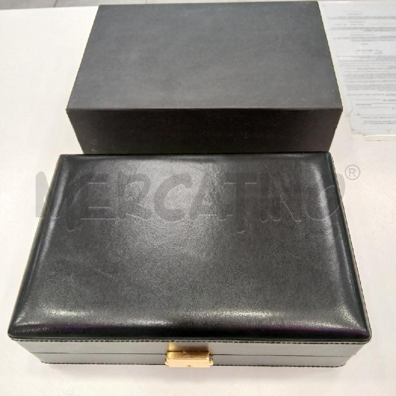 SCATOLA DEL TEMPO ASTUCCIO 8 OROLOGI NERO | Mercatino dell'Usato Roma viale tirreno 1