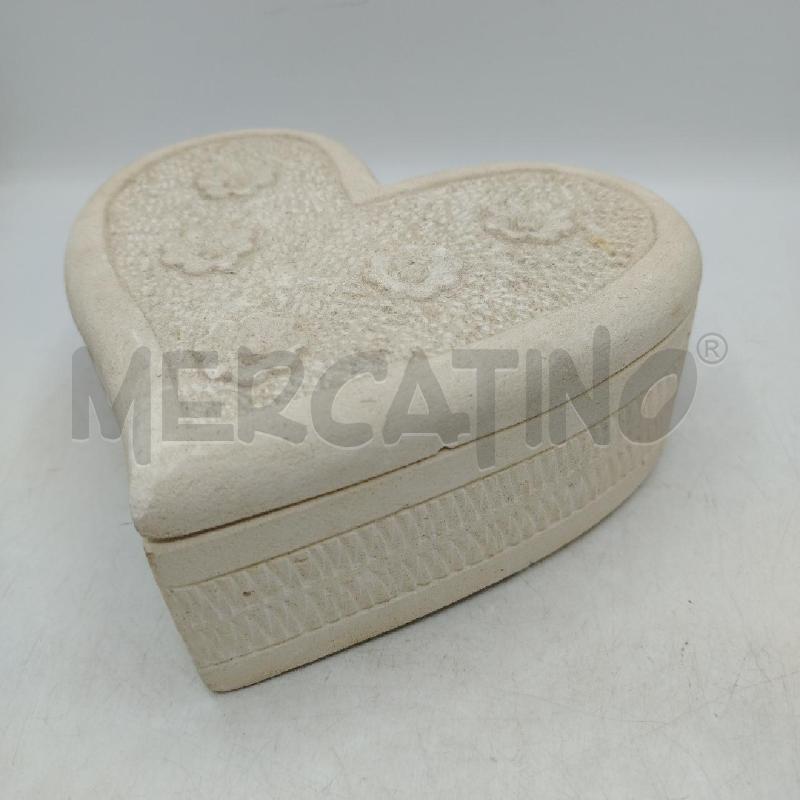 SCATOLA PIETRA CUORE | Mercatino dell'Usato Roma viale tirreno 3
