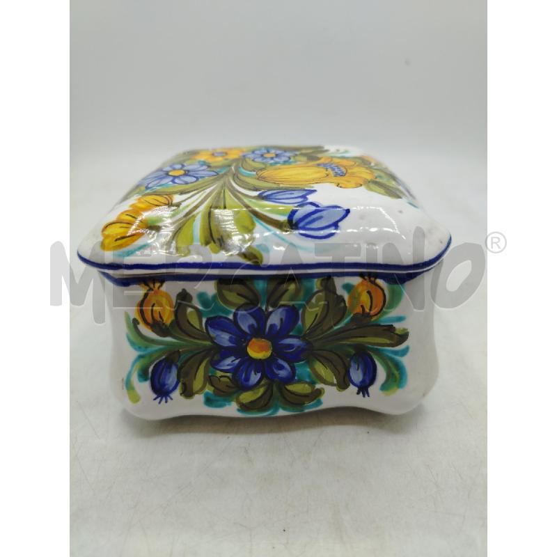 SCATOLA QUADRAT CASTELLI FIORI COLORATI  | Mercatino dell'Usato Roma viale tirreno 1