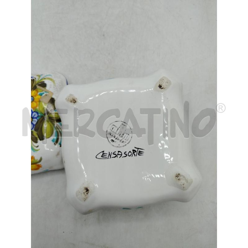 SCATOLA QUADRAT CASTELLI FIORI COLORATI  | Mercatino dell'Usato Roma viale tirreno 4