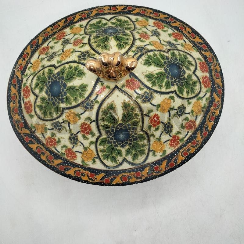SCATOLA SATSUMA DECORO FLOREALE | Mercatino dell'Usato Roma viale tirreno 4