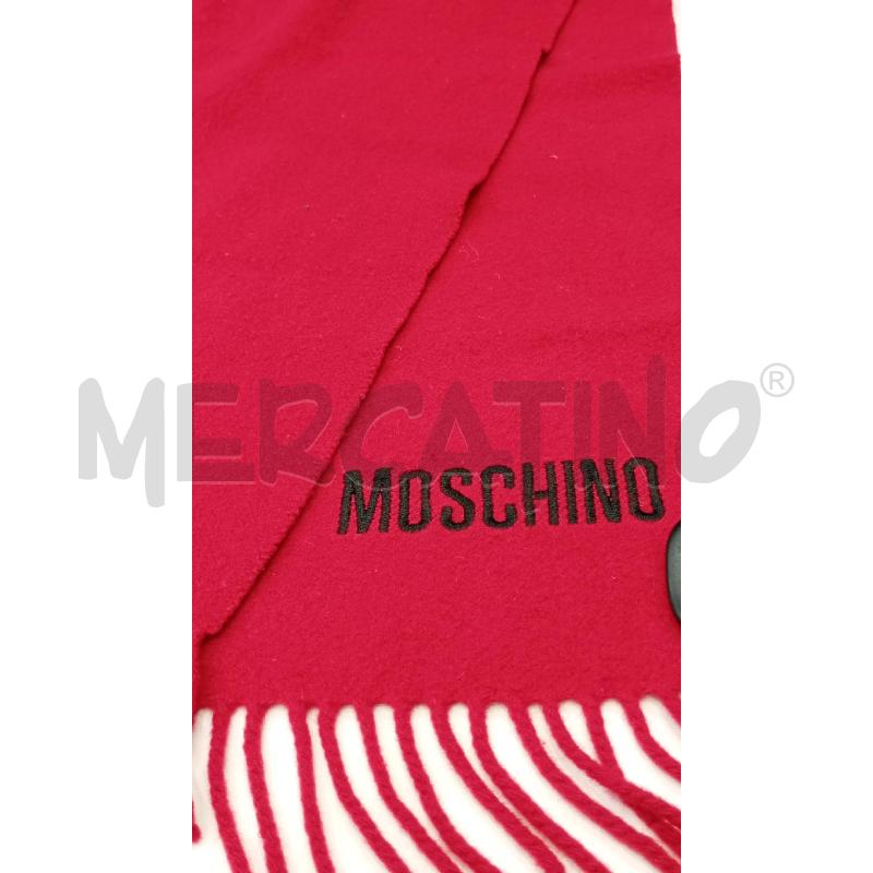 SCIARPA D MOSCHINO ROSSA  | Mercatino dell'Usato Roma viale tirreno 3