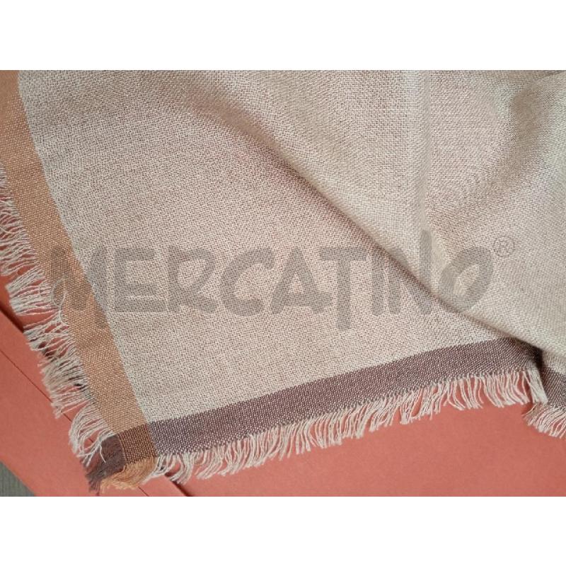 SCIARPA LORO PIANA BEIGE KASHMIR&SETA +SCAT  | Mercatino dell'Usato Roma viale tirreno 2