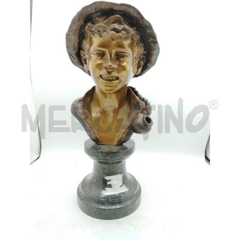 SCULTURA BASE MARMO A FIRMA DEMARTINO | Mercatino dell'Usato Roma viale tirreno 1