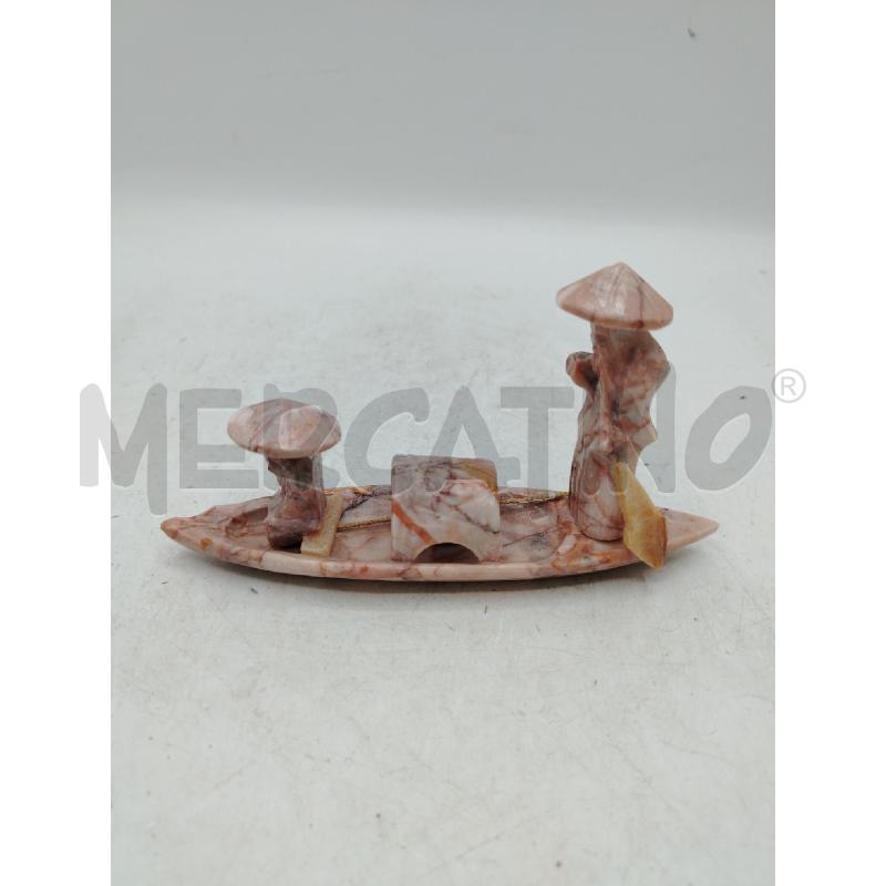 SCULTURA COPPIA IN BARCA ASIATICA | Mercatino dell'Usato Roma viale tirreno 1