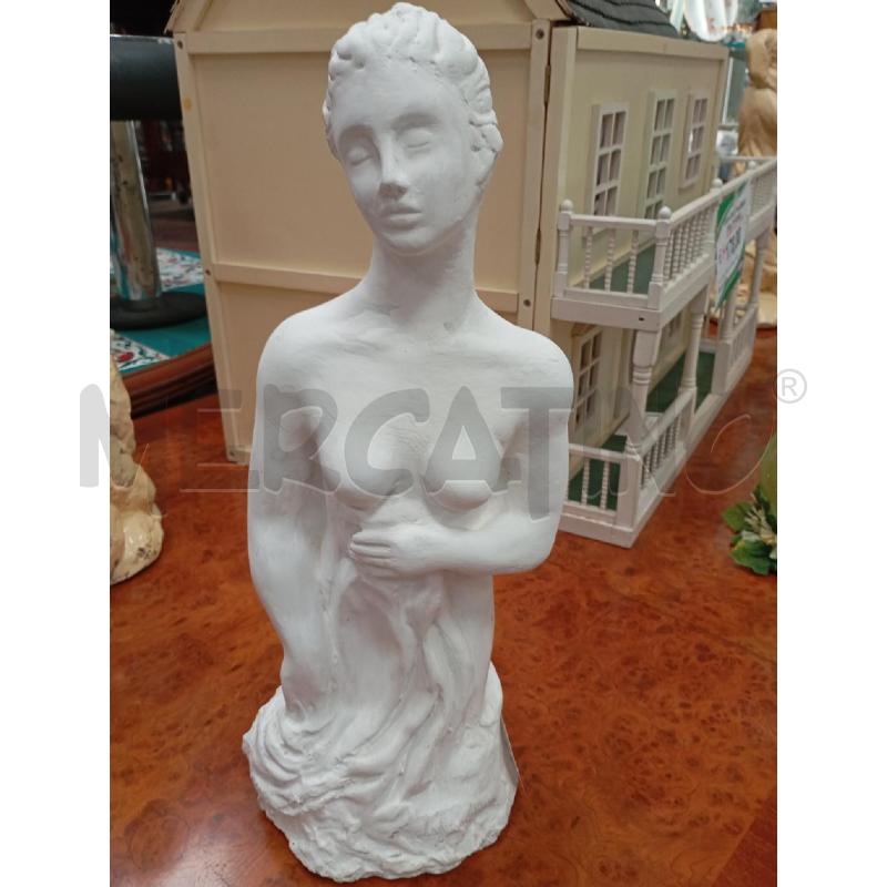 SCULTURA GESSO BUSTO NUDO DONNA | Mercatino dell'Usato Roma viale tirreno 1