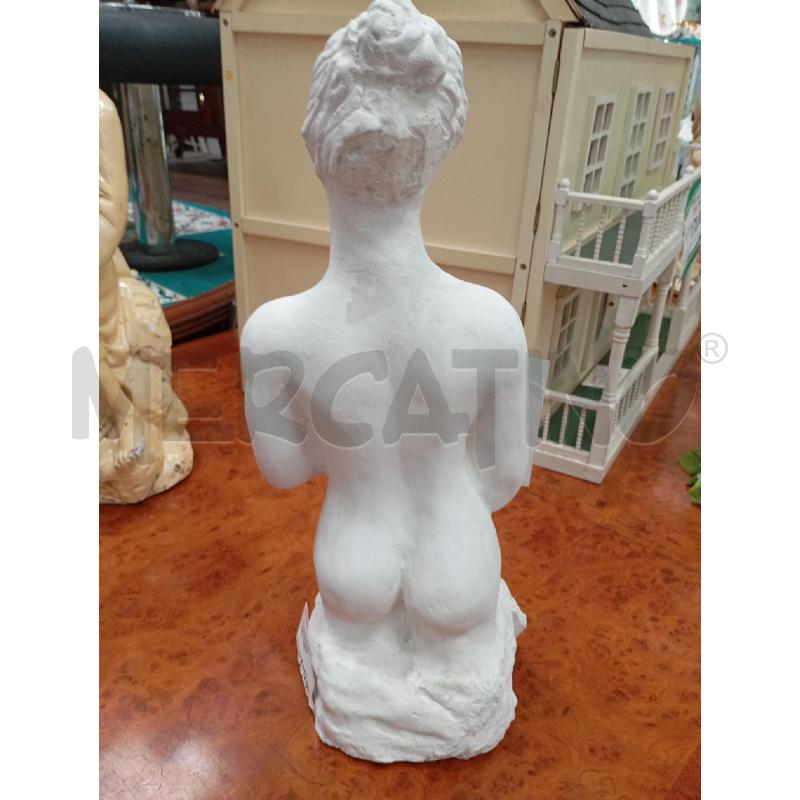 SCULTURA GESSO BUSTO NUDO DONNA | Mercatino dell'Usato Roma viale tirreno 3