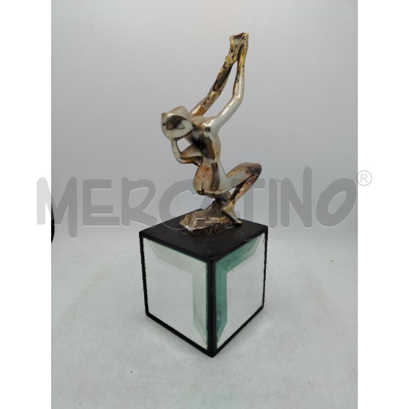 SCULTURA OTTAVIANI DANZATRICE BASE SPECCHIO | Mercatino dell'Usato Roma viale tirreno 3