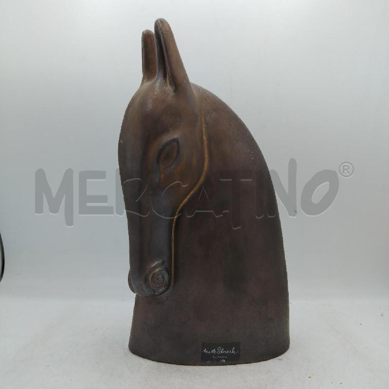 SCULTURA TESTA CAVALLO IKEA ANNI 80 ANETTE EDMARK | Mercatino dell'Usato Roma viale tirreno 1