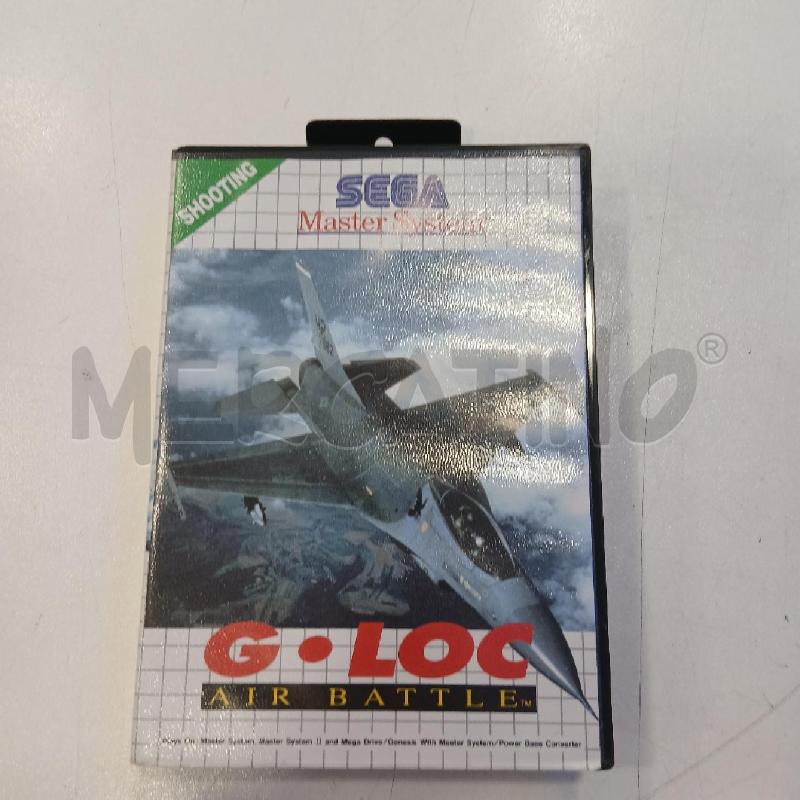 SEGA MASTER SYSTEM G-LOC AIR BATTLE COMPLETO | Mercatino dell'Usato Roma viale tirreno 1