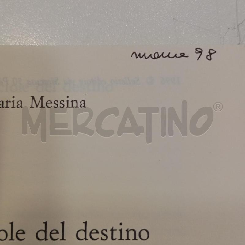 SELLERIO MESSINA LE BRICIOLE DEL DESTINO | Mercatino dell'Usato Roma viale tirreno 4